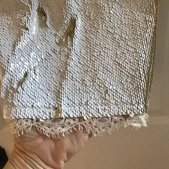 Free People Seeing Double Sequin Slip Dress - Picture 4 of 8